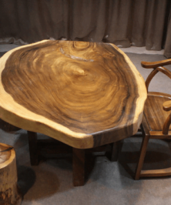 Bàn ghế cafe gỗ sang trọng