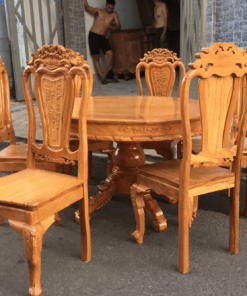 Bàn Ghế Ăn Gỗ Đỏ của CDwood