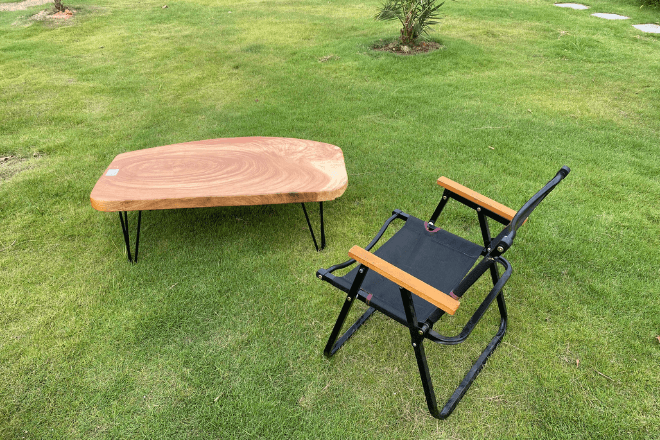 Bàn Sofa gỗ gõ đỏ