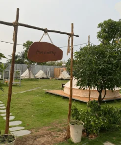 Bảng Hiệu Gỗ Cổng Chào