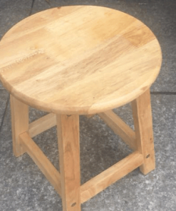 Ghế cafe gỗ tròn