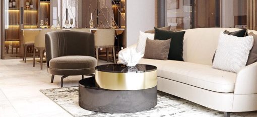 Bộ bàn ghế sofa gỗ phòng khách tại Đồng Nai