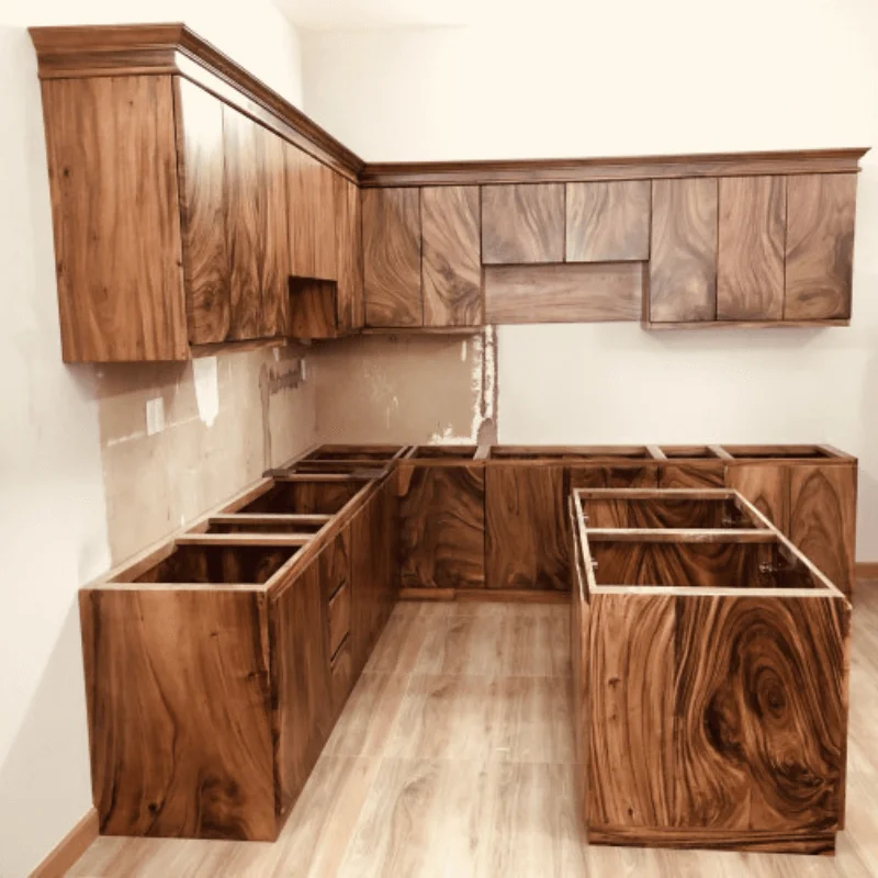 Chuyên Cung Cấp Nội Thất Tủ Bếp Gỗ Me Tây Chất Lượng