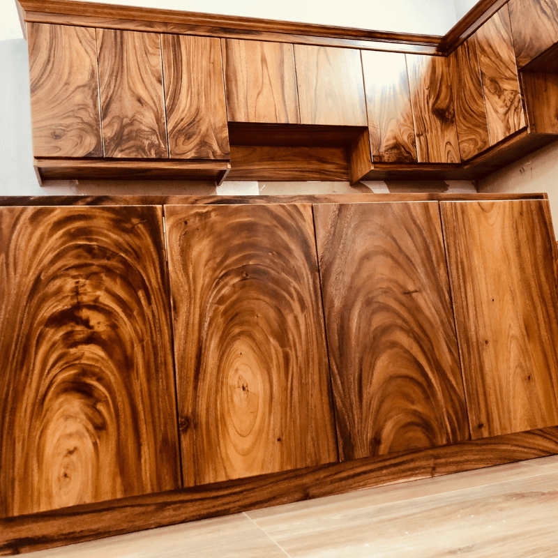 Tủ Bếp nội thất gỗ me tây 