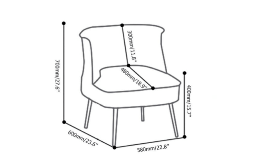 Kích thước ghế sofa gỗ