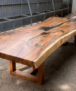 Bàn Gỗ Me Tây kết hợp với Eboxy