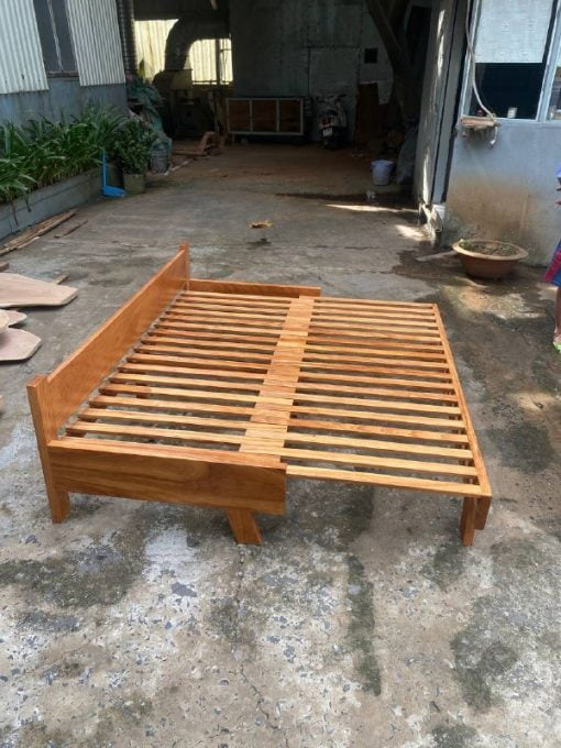 Sofa Bed , Giường Gỗ Gõ Đỏ Nguyên Khối